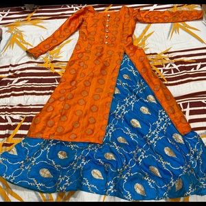 Side slit kurta for sale. Lehenga not included.